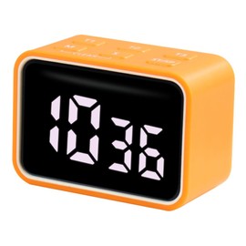 MUNEFE Digital Kitchen Timer, Magnetic Countdown Countup Timer with Large LED Display for Cooking (Orange)