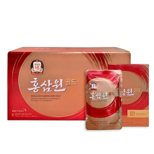 CheongKwanJang Red Ginseng One Gold 100ml x 24 packets/shopping bag included, single option / 정관장 홍삼원골드 100ml x 24포/쇼핑백포함, 단일옵션