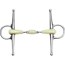 Feeling Unisex's 605685 Flexi Double Jointed Full Cheek Bit, Multi-Coloured, 125 mm