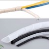 Spiral Cable Wrap -25 Ft 3/8" Cable Management Sleeve Organizer