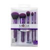 MODA Total Face Purple 6pc Makeup Brush Kit – Travel