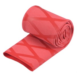 sourcing map Heat Shrink Wrap Tubing for Fishing Rod Grips Handle, 30mm Dia 50mm Flat 1.6ft 2:1 rate, Red