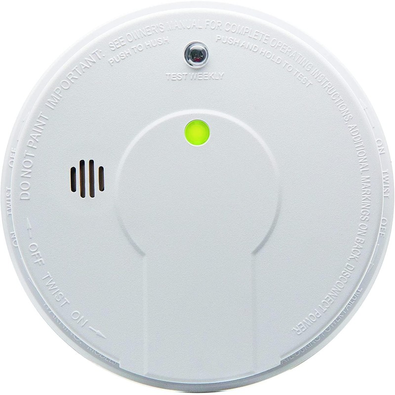 Kidde Smoke Detector, Hardwired Smoke Alarm with 9-Volt Battery Backup,