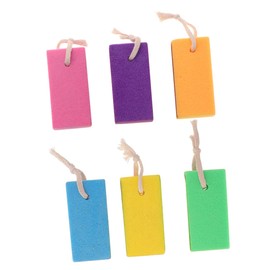 FRCOLOR 8pcs Pumice Stone for Feet Dead Skin and Callus Remover Ergonomic Bath Exfoliators Random Color for Men and Women for High-heel Users and Long Walks