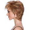 Short Tapered Crop Wig Color R4 MIDNIGHT BROWN - Hairdo