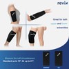 REVIX Shin Compression Sleeve for Calf Ice Wrap for Legs,