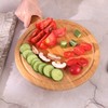 YOSHIKI Yoshiki Workshop YK-BCB1 Bamboo Cutting Board, Round, Pizza Board,