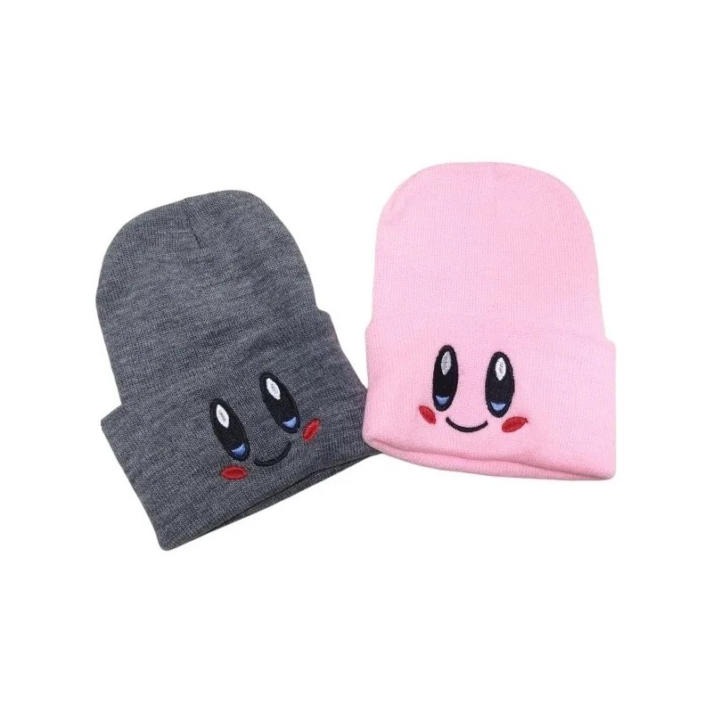 1 Pz Beanie Gorrito Invernal De Kirby Invierno Geek