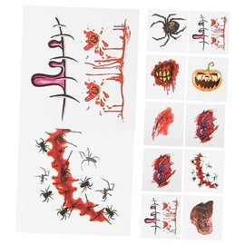 40 Pegatinas De Cicatrices Realistas Temporales Para Halloween Decoración De Heridas Falsas