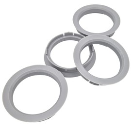 4x Centring Rings 63 3-54 1/63.3 mm to 54.1 mm Light Grey