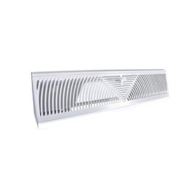 Air Rite Baseboard Register 20" (White)