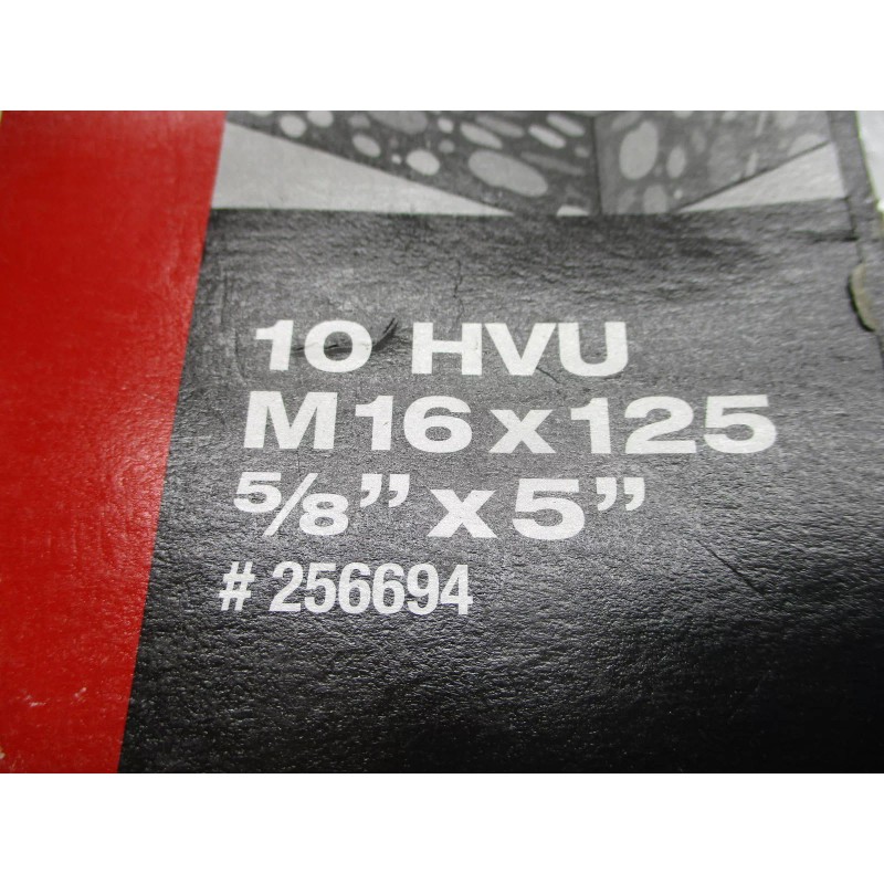 HILTI HVU M16X125 CAPSULE PKG OF 10 NSMP