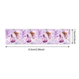Fairy Washi Tape 12 Rolls Purple Decorative Tape Masking Tape for Memo Taking Supplies Scrapbooking DIY Crafts Gift Wrapping