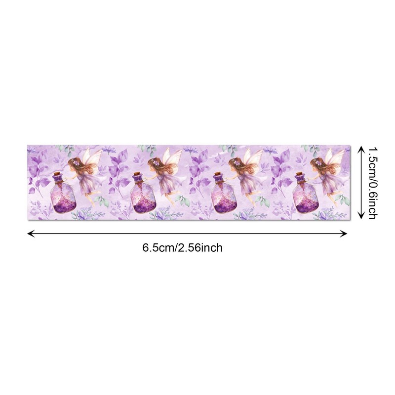 Fairy Washi Tape 12 Rolls Purple Decorative Tape Masking Tape