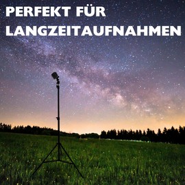 TronicXL 210 cm Tripod Camera Tripod Compatible with DJI Osmo GoPro Hero Hero+ 3 4 5 6 7 8 9 10 11 12 13 Session Action Cam Camera Mount Action Camera 2 m