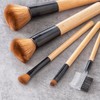 InnovaGoods - 5 Piece Wooden Makeup Brush Set with Carry