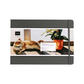 ETCHR ミックスメディア スケッチブック 描画と絵画用 - サイズ A4 8.3x11.7インチ - 100%コットン コールドプレス テクスチャード加工 ビーガンフレンドリー マルチメディア スケッチブック - 44ページ