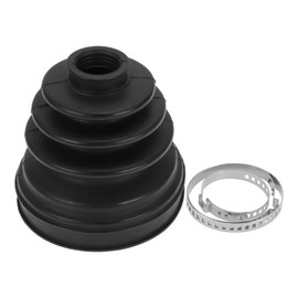 HEROFFIX 1 Set CV Joint Boot Kit for Mini Cooper 2007-2015 Inner Constant Velocity Joint Boot W/Clamps No.31607591694 Black Rubber