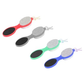 Beavorty 4pcs Foot Care Tools Dead Skin Removers Professional Pedicure Files Rasp for Soft Feet Random Colors for Callus Removal