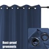 BONZER Wide Waterproof Outdoor Curtains for Patio Heavy Privacy Sunlight