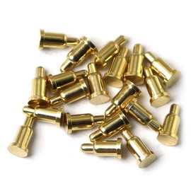 MEETOOT 20pcs Spherical Tipped Spring Loaded Probes Testing Pins Patch Thimble 4mm