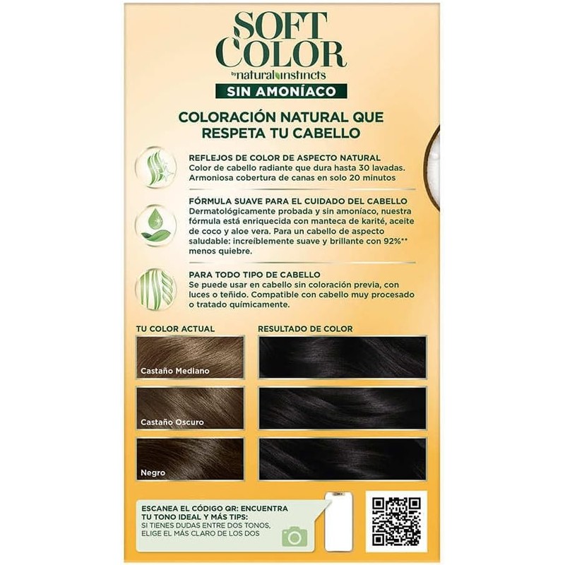Soft Color Tinte Semi Permanente 20 Negro