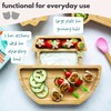 Bubba Boo Ark Bamboo Baby Plate| Fun Bamboo Suction Plates