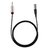 3.5mm Male to Mini XLR 3pin Male Audio Cable Adapter