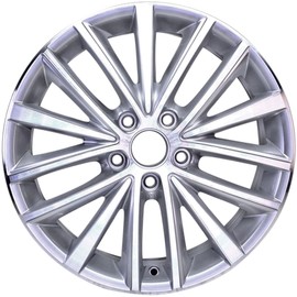 Factory Wheel Replacement New 17x7" 17 Inch Premium Aluminum Alloy Wheel Rim for 2011 2012 2013 2014 2015 2016 VW Volkswagen Jetta | ALY69910U10N | Direct Fit - OE Stock Specs