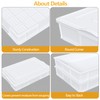 Buyitt Commercial Stackable Proofing Dough Box, White Plastic Dough Proofing