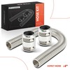 A-Premium 24" Universal Flexible Radiator Hose - Stainless Steel Water