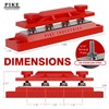 Pike Industries 400 Amp Solid Copper Busbar 4 Stud (5/16"
