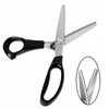 LIANHATA Pinking Scissors, Mountain Shape, Jagged Scissors, Stainless Steel, Pinking