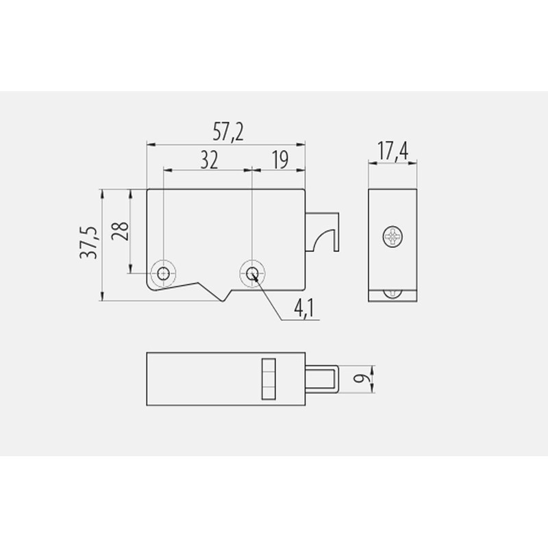 2 x Mprofi MT® (1 pair) cabinet hanger, wall cabinet,