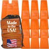 Made in The USA! - 5.5" Orange Spiked Tree Wedges