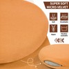 BUYUE Memory Foam Seat Cushion, Dia 13" Soft Velvet Round
