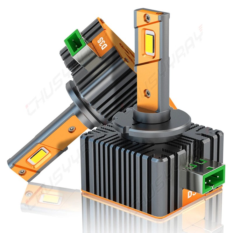 CHUSYYRAY Led Headlight Bulbs Replace 55w D3S D3R HID Xenon