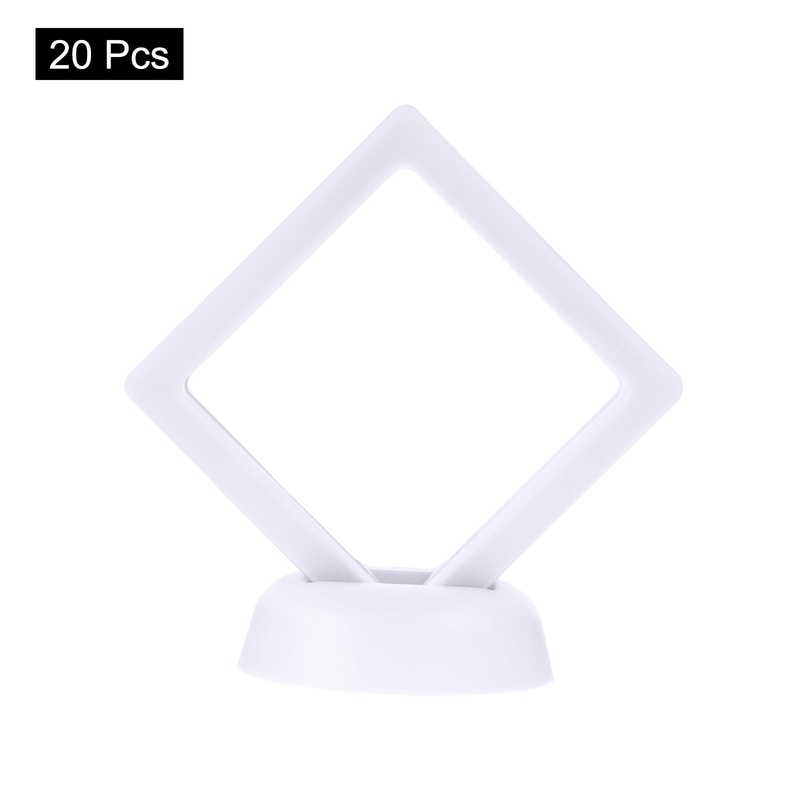 sourcing map 20 Pcs 3D Floating Display Case, 2.76 x