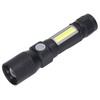 LED Flashlight Rechargeable Torch LED Pocket Flashlight with COB Light
