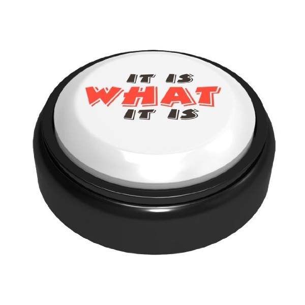 The Original CUSTOM EASY BUTTON - IT is What IT is - Record Any 10 Second Message