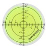 Round Level with 60 mm Diameter and Crystal Clear Scale,