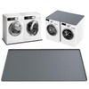 Silicone Washing Machine Drain Pan, 54"x27.5" 0.79" Raised Edge Mat,