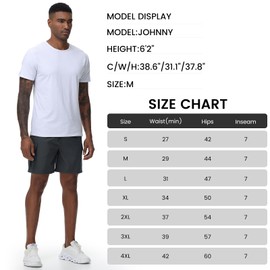 Men's Cargo Shorts Quick Dry Lightweight Stretch Hiking Shorts for Men with 5 Pockets No Lining Dark Grey