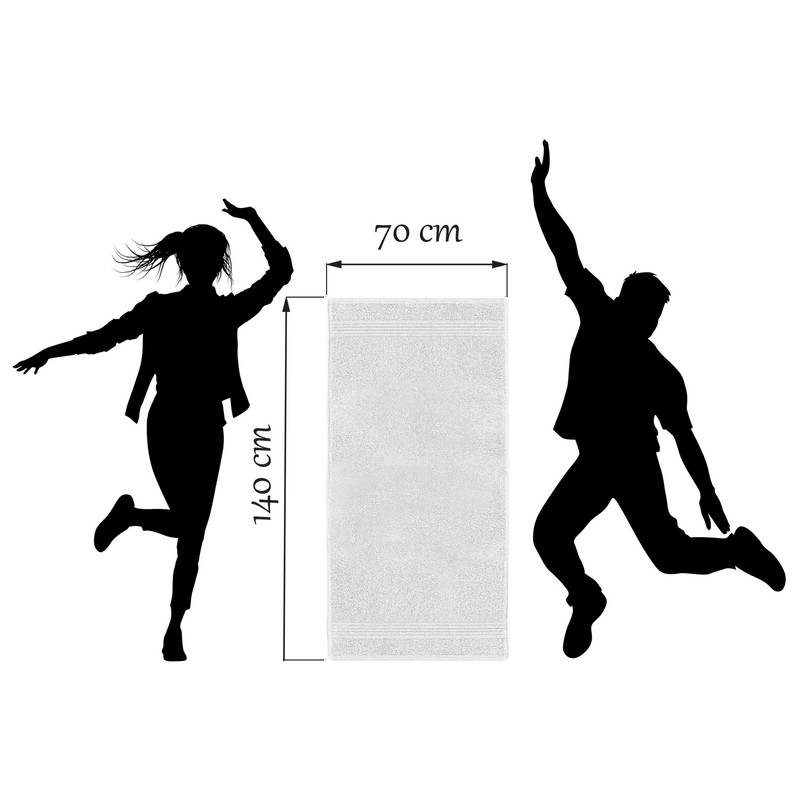 Lashuma Linz Terry Towelling Bath Towel 70 x 140 cm