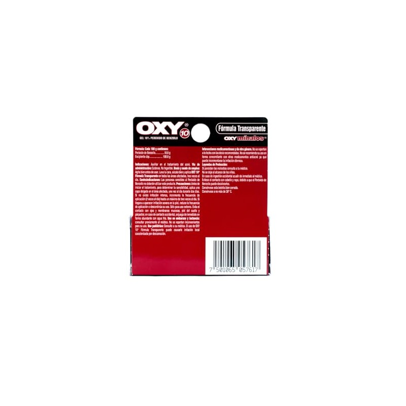 Oxy Gel 10% Fórmula Transparente