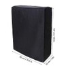 Black Folding Bed Cover Portable Bed Cover Furniture Dust Proof