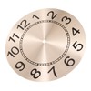 iplusmile Aluminum Clock Dial Replacement for DIY Projects Rose Gold