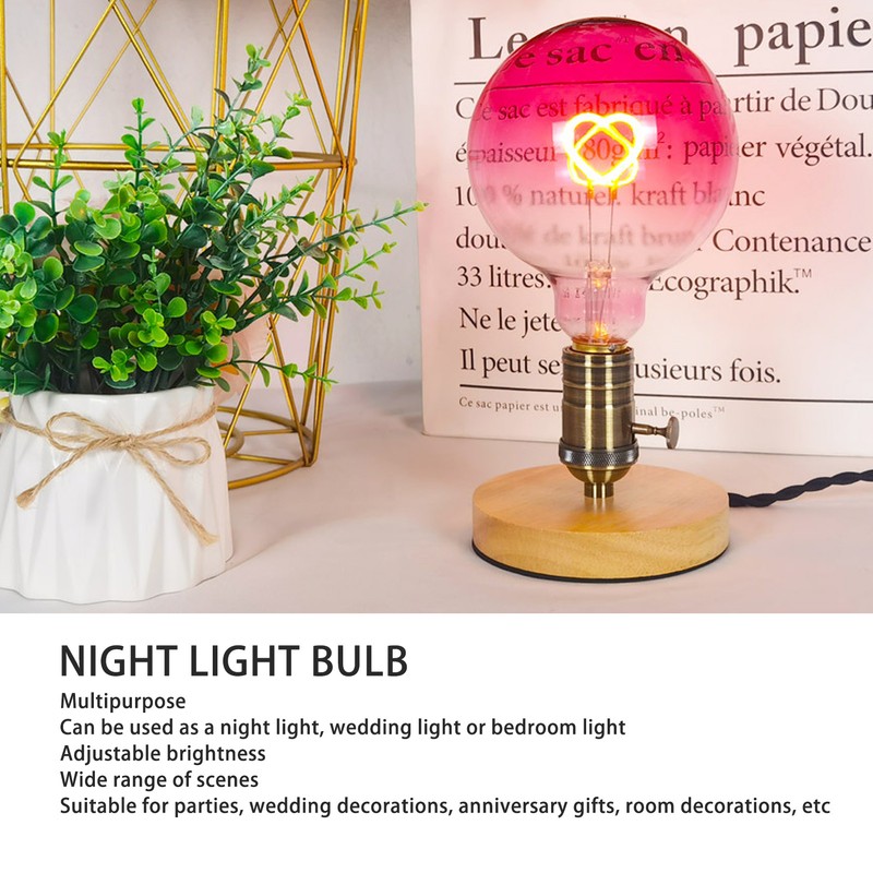LED Decorative Bulbs Professional Dimmable E27 Screw Base Ambient Night
