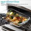 Small Glass Baking Dish for Oven, Glass Oven Dish Rectangular,