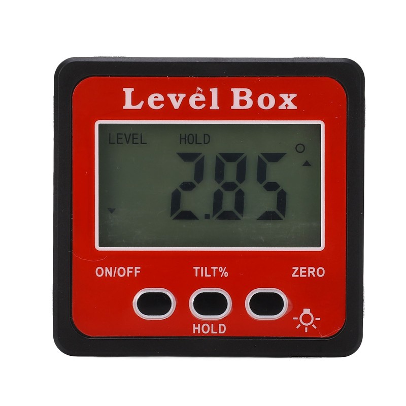 Digital Level Box Accurate Magnetic Portable Size Protractor Inclinometer for